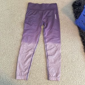 Gymshark leggings purple ombré